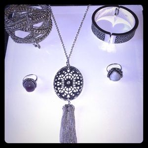 Bohemian jewelry lot
